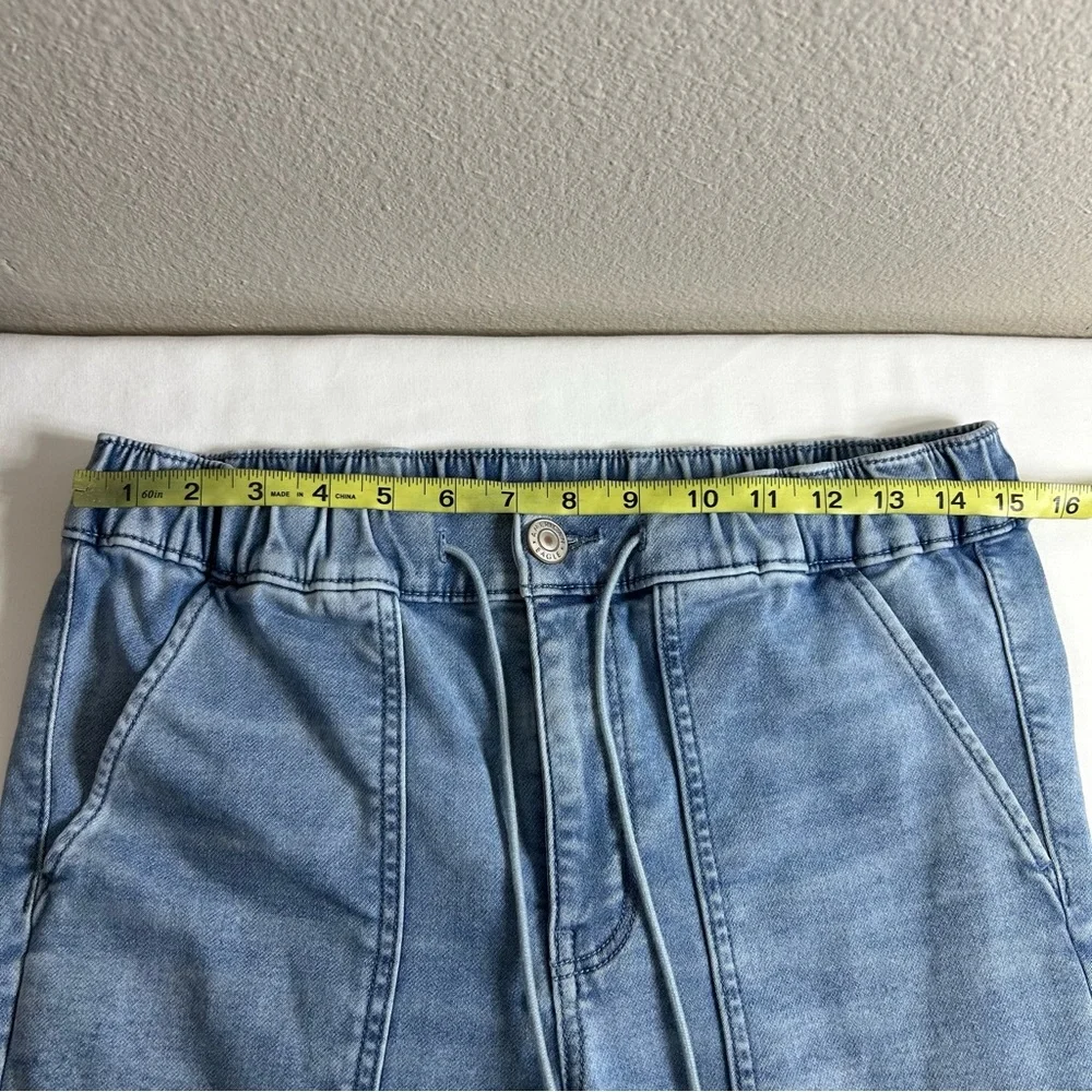 American Eagle Cozy Next‎ Level Stretch Cotton Blend Medium Wash 10 Long